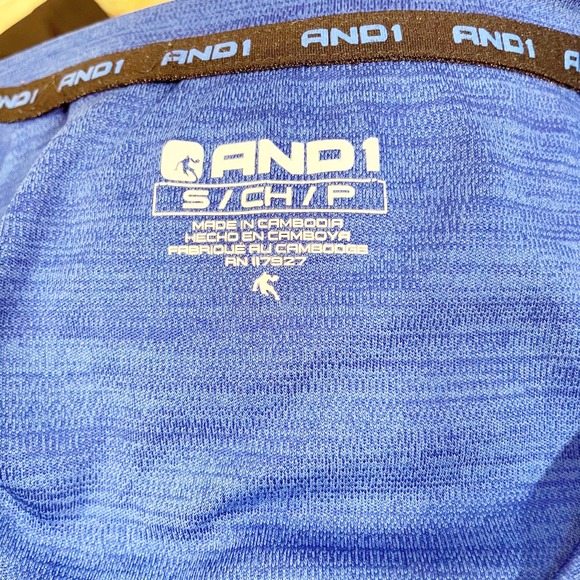 AND1 Half-Court Performance Workout Tank Top Men's Size Small - Picture 8 of 8